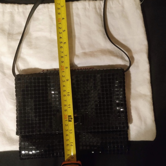 💕✨AUTHENTIC Ferragamo Mini Black Sequin Bag✨💕 - Picture 11 of 16